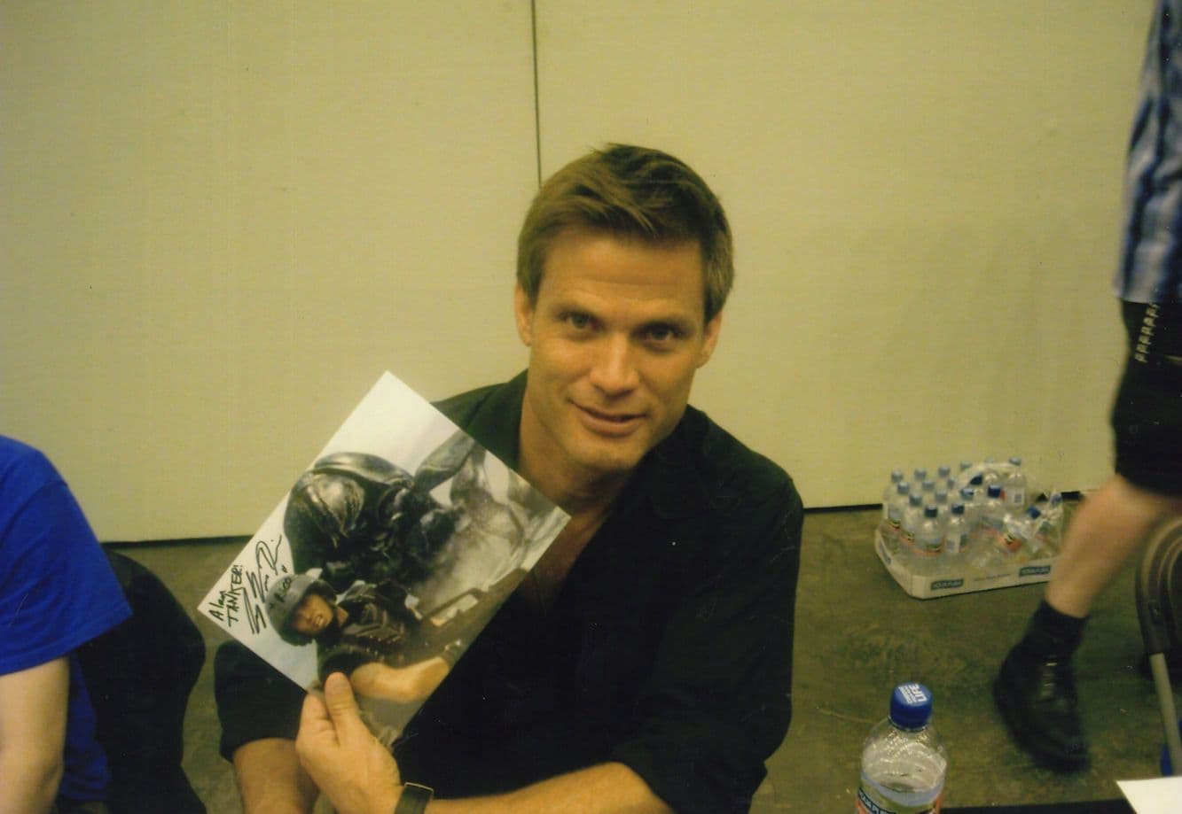 Casper Van Dien Starship Troopers 10x8 Hand Signed & COA 2x Photo s