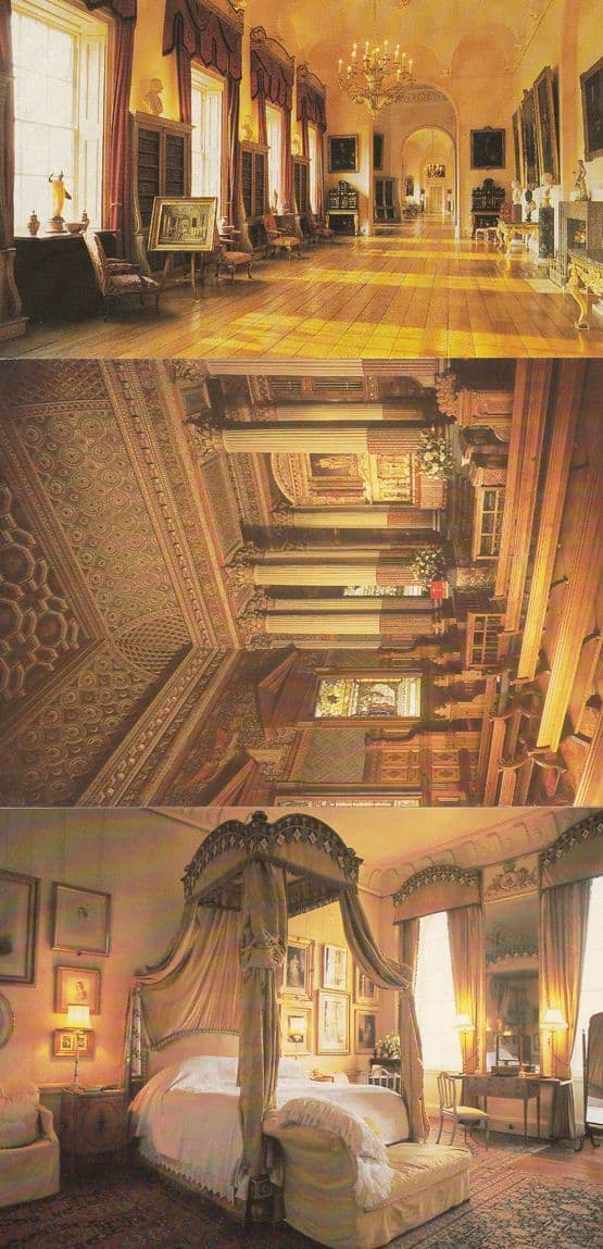 Castle Howard Yorkshire Long Gallery Chapel Bedroom 3x 1980s Interior Postcard s