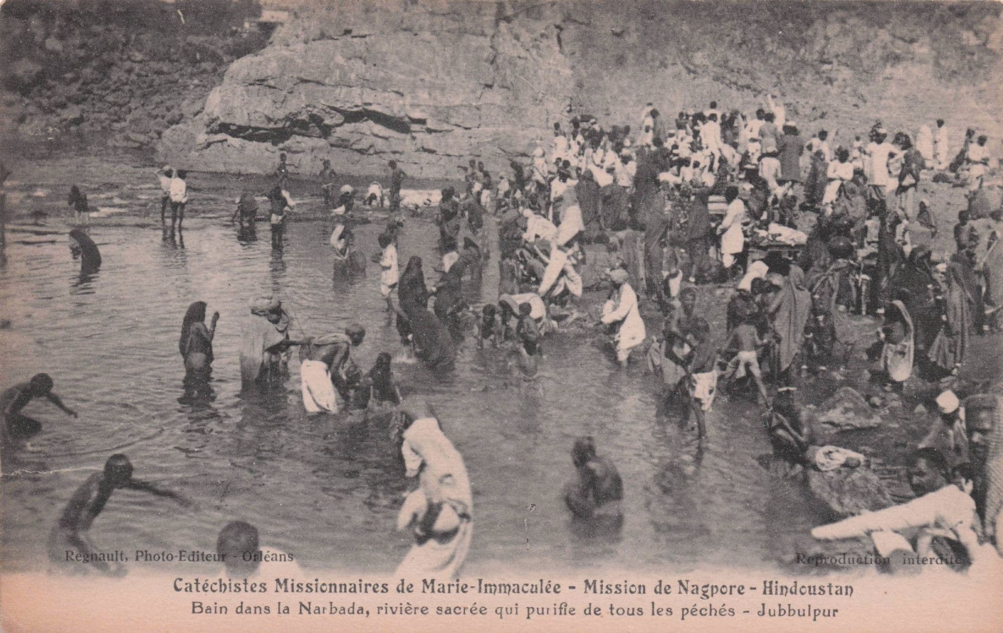 Catechistes Missionnaires Marie Mission Nagpore Hindoustan India Postcard