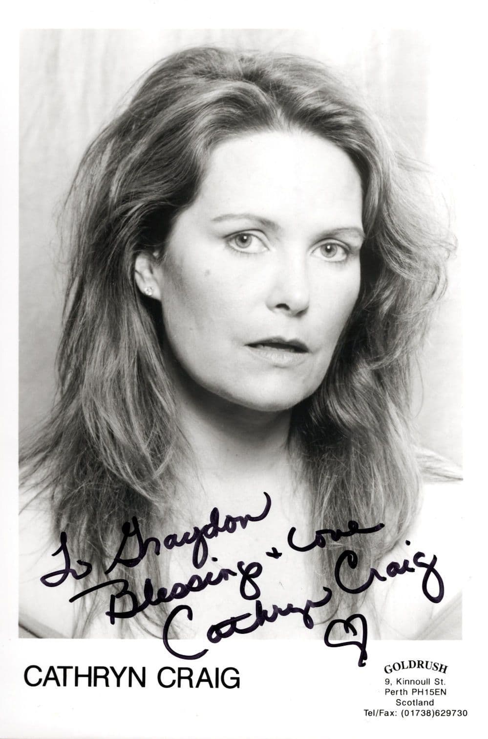 Cathryn Craig Nashville Country & Western Hand Signed Photo