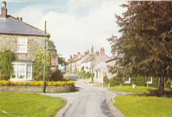 Catterick Yorkshire Village Bank 1970s Postcard
