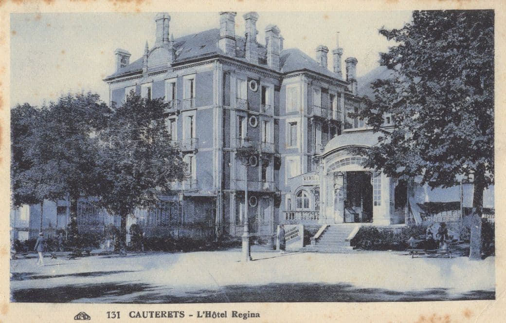 Cauterets Hotel Regina French Old Postcard