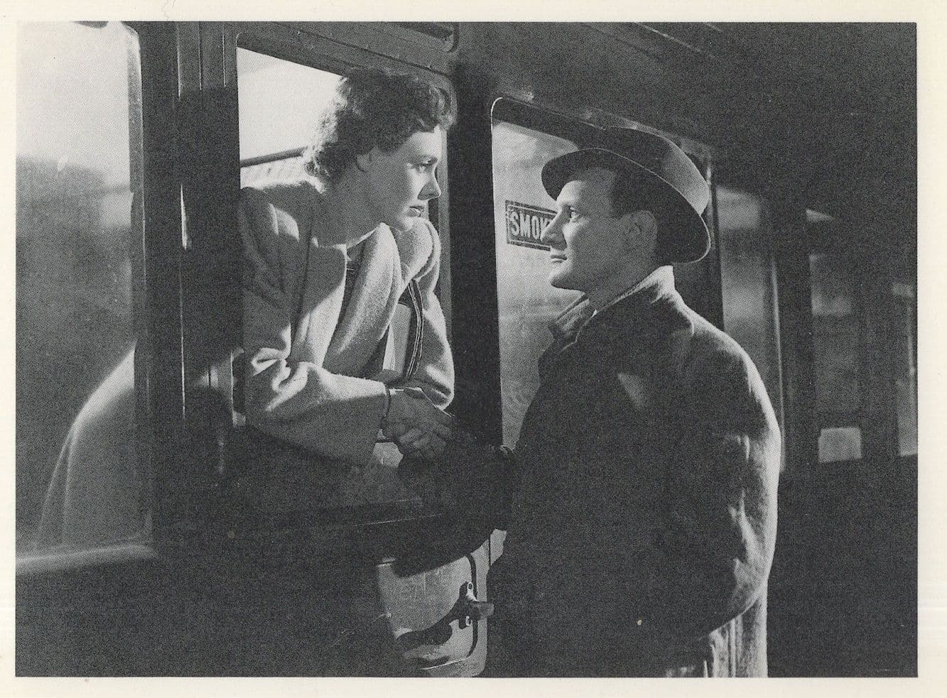 Celia Johnson Trevor Howard in Brief Encounter Film Postcard
