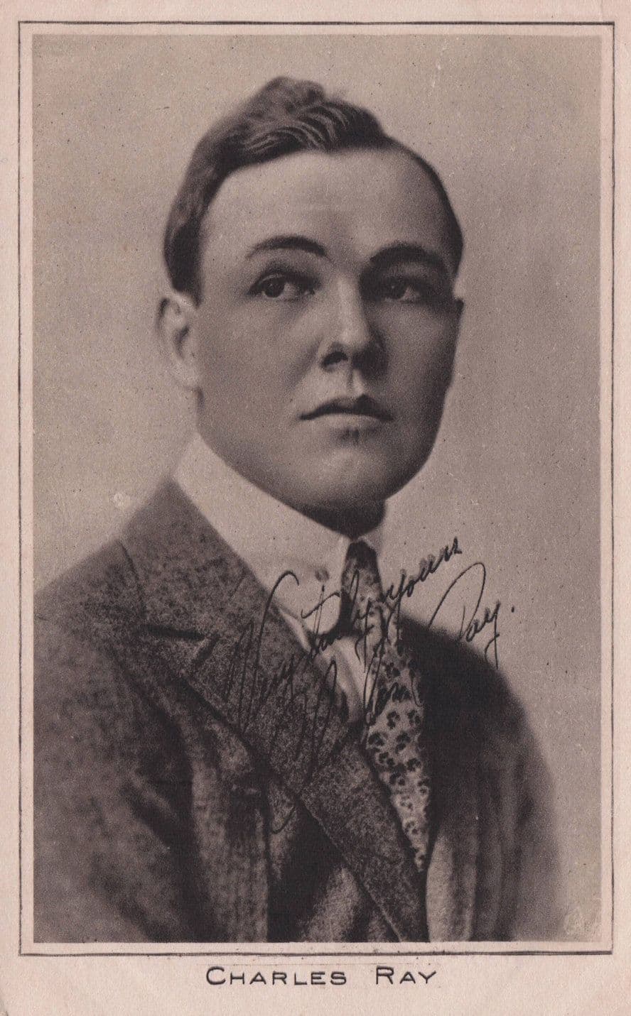 Charles Ray Historic Silent Film Actor Hand Signed Photo