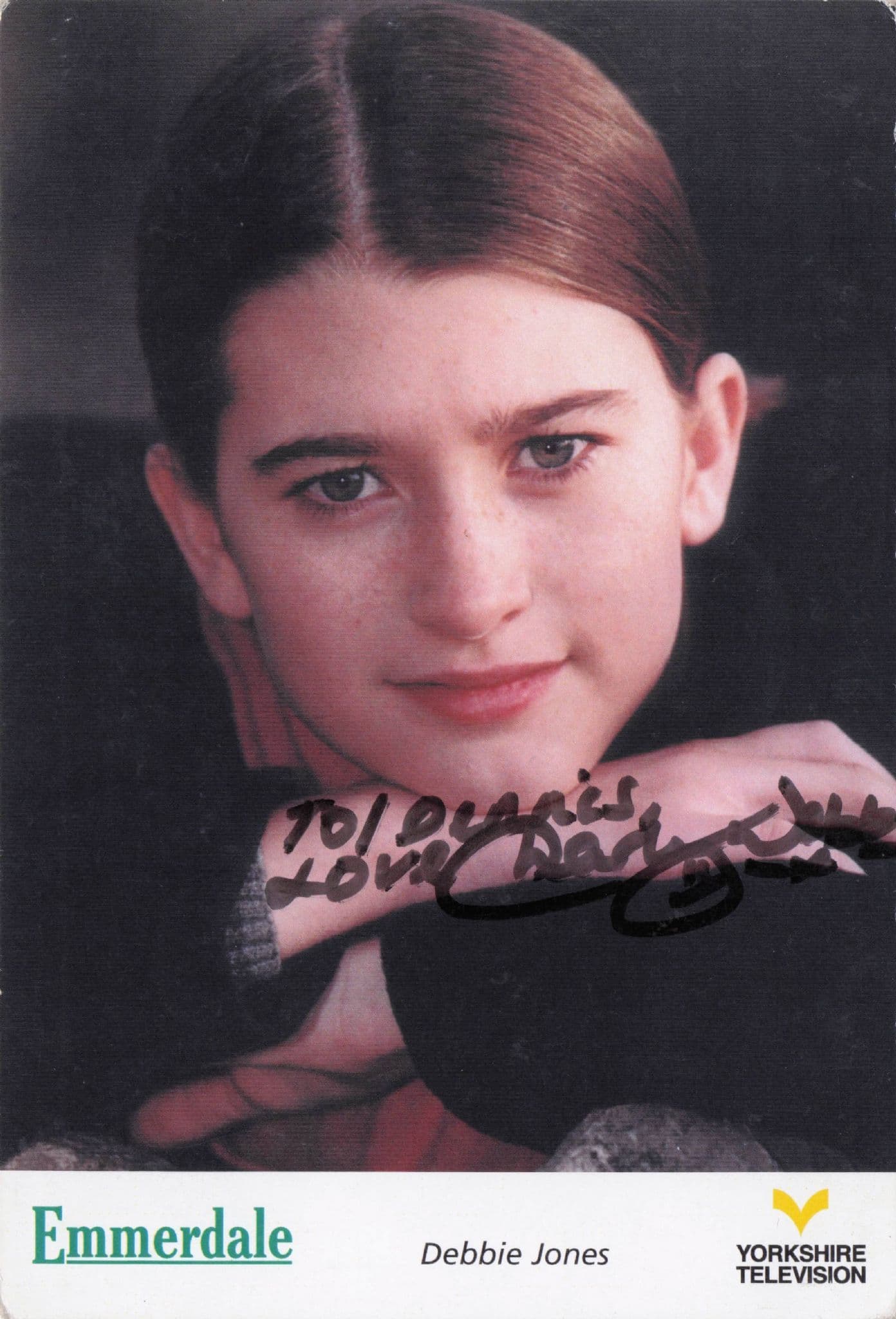 Charley Webb as Debbie Jones Emmerdale Hand Signed Cast Card Photo