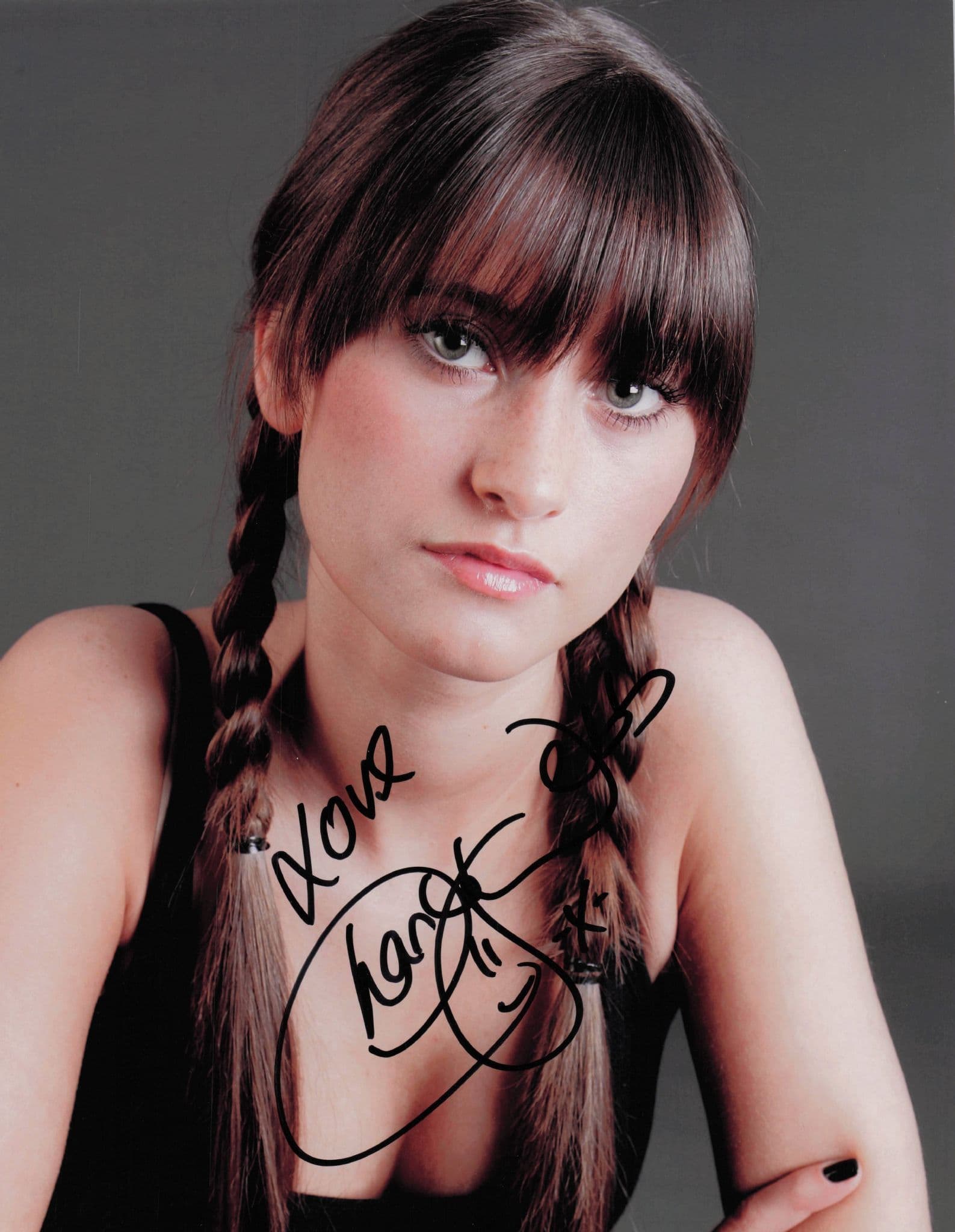 Charley Webb Emmerdale Actress Sexy 10x8 Hand Signed Cast Card Photo