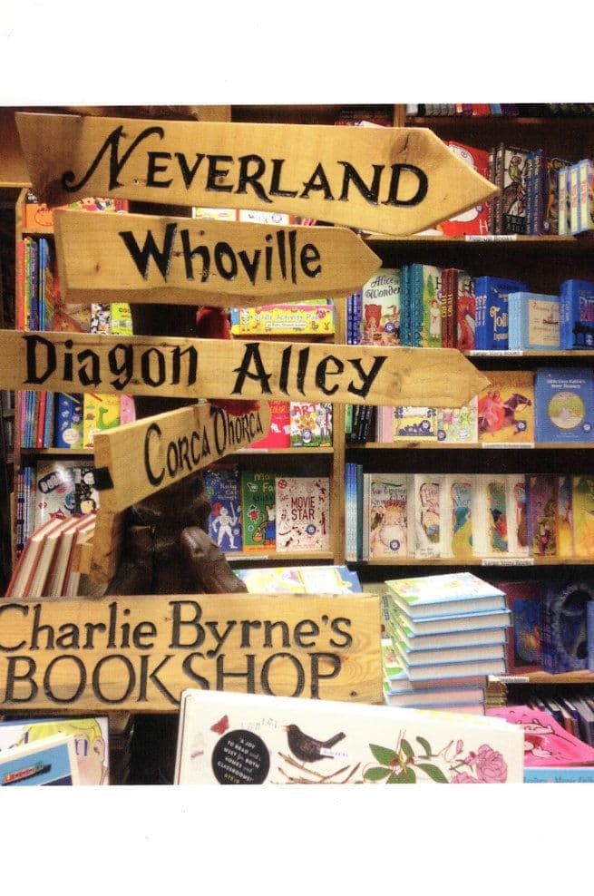 Charlie Byrne's Bookshop Galway Irish Book Store Ireland Postcard
