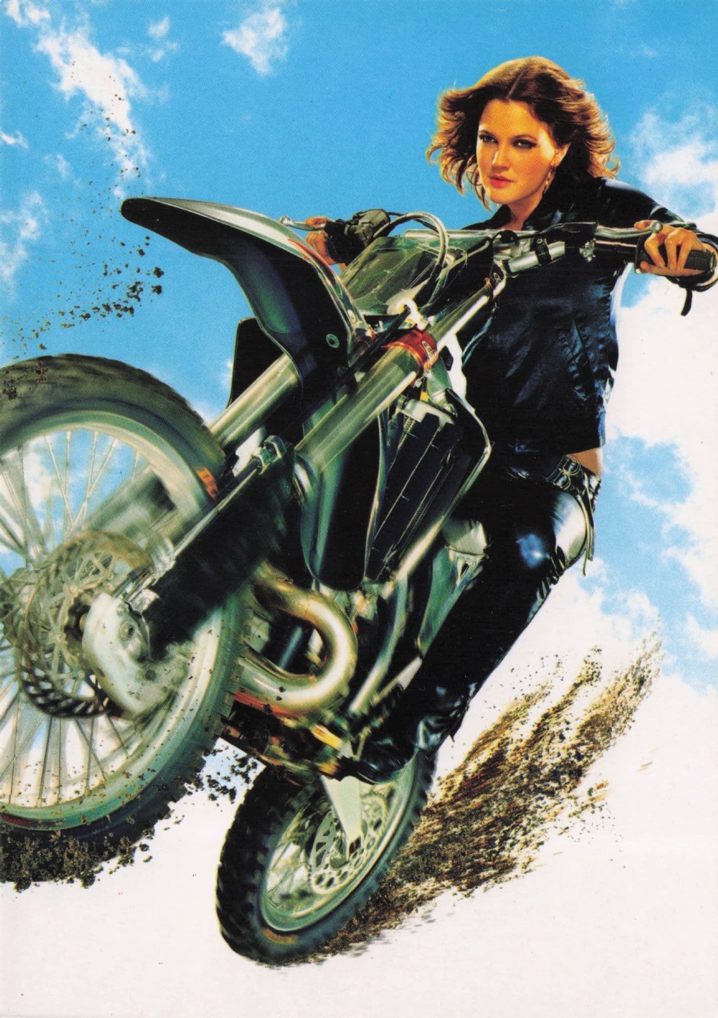 Charlie's Angels Full Throttle Motorcycle Movie Launch Advertising Postcard