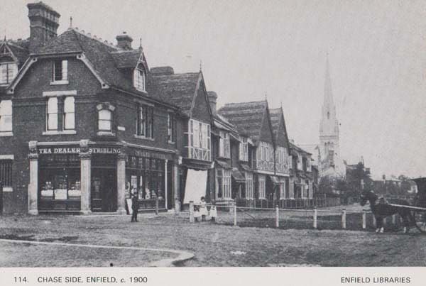 Chase Side Cheese + Tea Food Shop Enfield Post Victorian View Photo Postcard