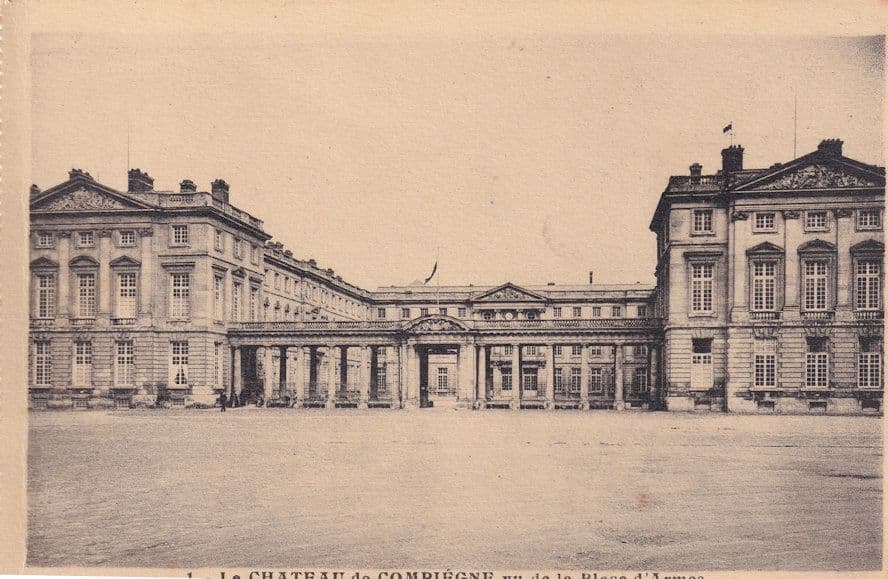 Chateau De Compiegne Entrance Grounds Place D'Armes French Postcard