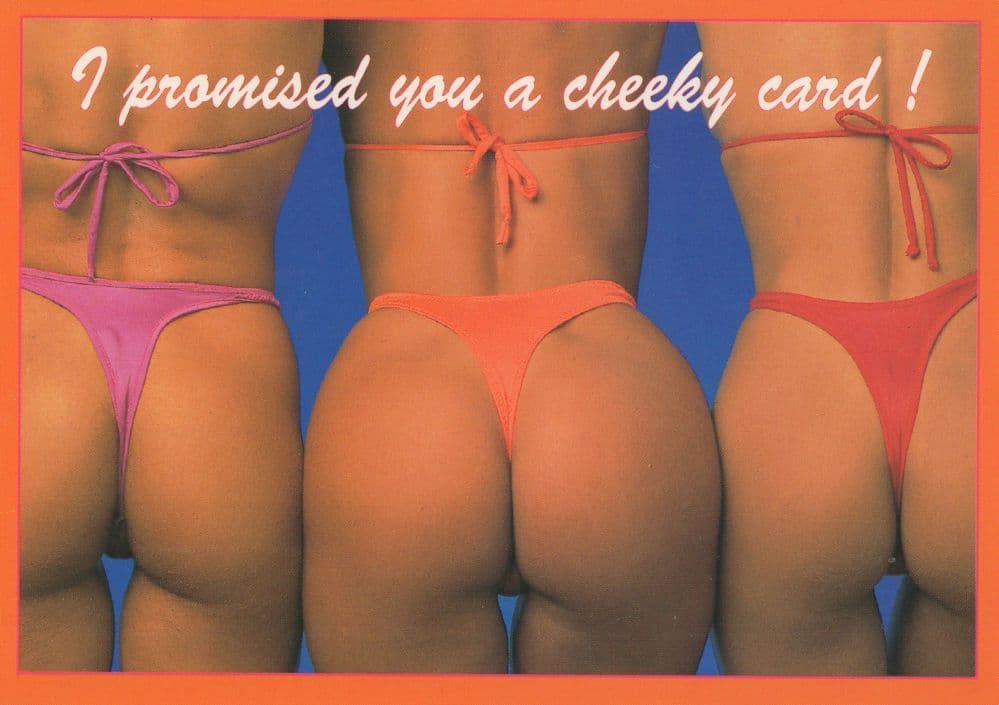 Cheeky Procession Of Ladies Bums Irish Ireland Postcard