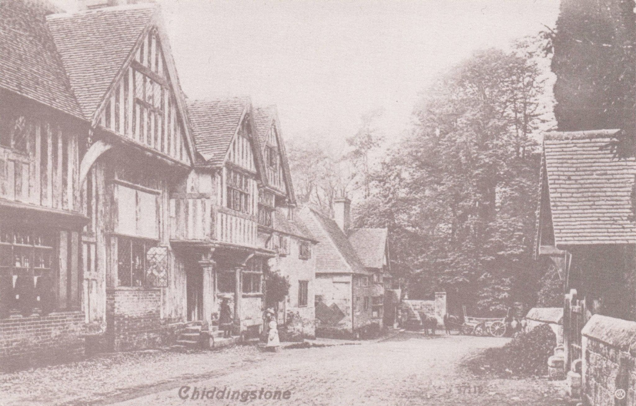 Chiddingstone Inn Kent Nostalgia Postcard