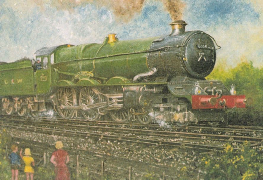 Children Wave by King Charles II 6009 Royal Train Painting Postcard
