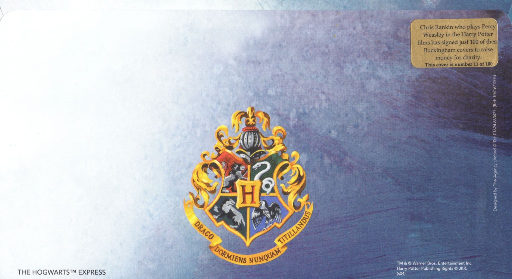 Chris Rankin Percy Weasley Harry Potter Prisoner Of Azkaban Ltd Edn 100 Hand Signed FDC