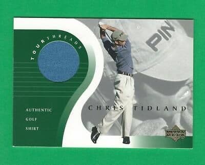 Chris Tidland Original Shirt Golf Tour Rare Limited Threads Card