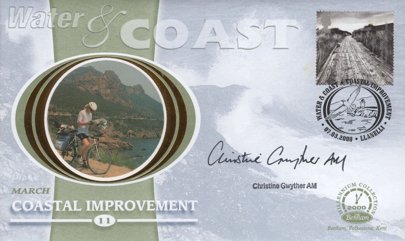 Christine Gwyther Welsh Labour MP Politics Hand Signed FDC