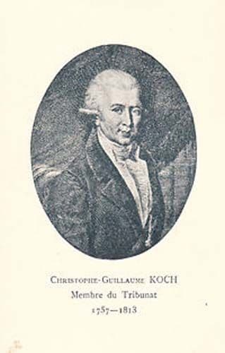 Christophe Guillaume Koch Strasbourg Professor Antique Postcard
