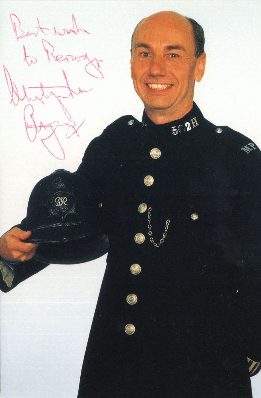 Christopher Ettridge as PC Reg Deadman Goodnight Sweetheart Hand Signed Photo