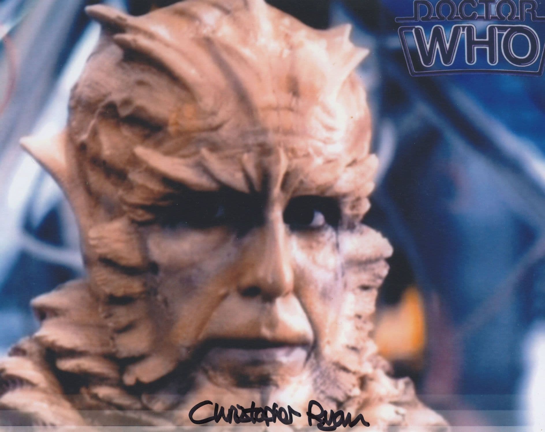 Christopher Ryan Dr Who Giant 10x8 Hand Signed Photo