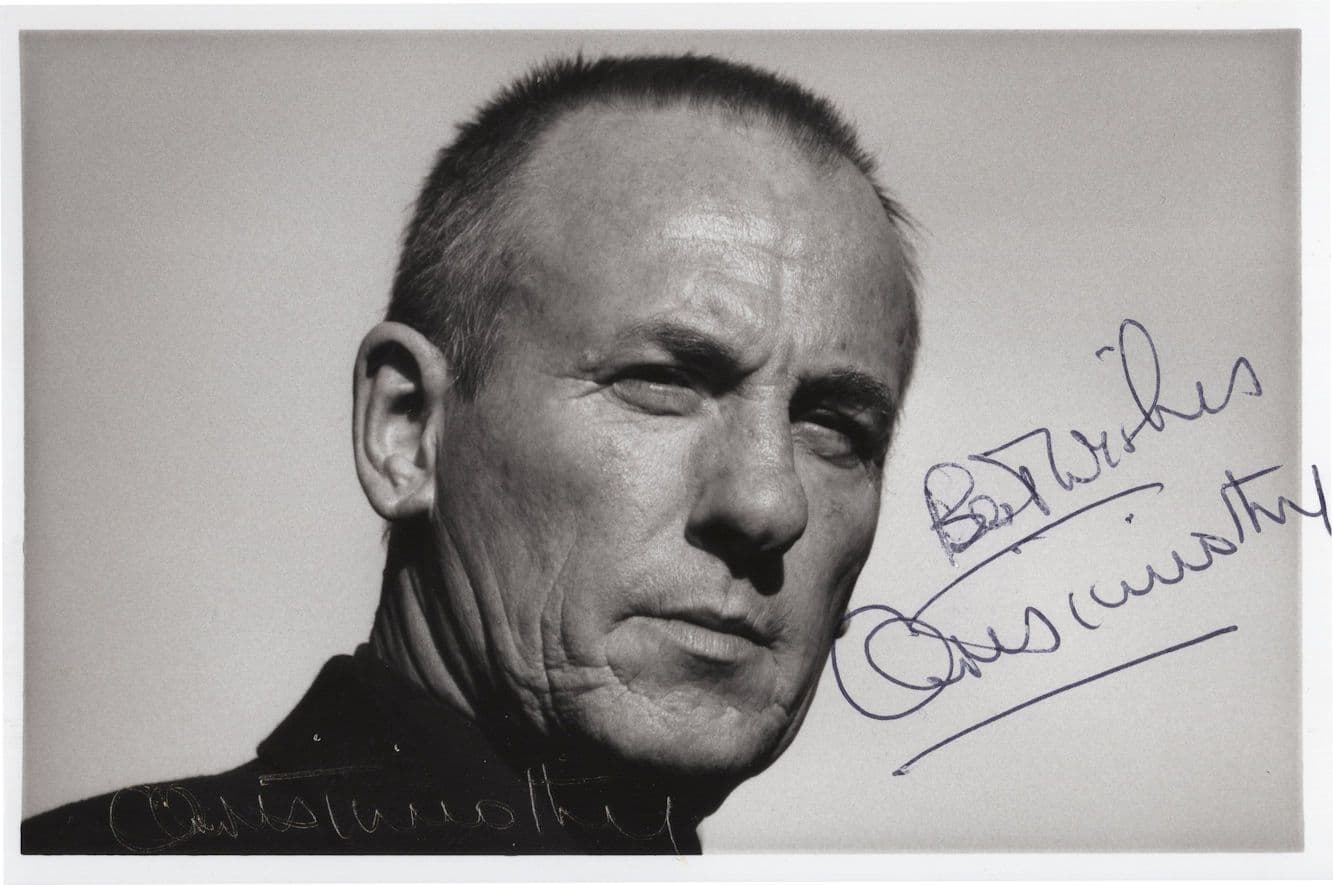 Christopher Timothy All Creatures Great & Small Double Hand Signed Photo