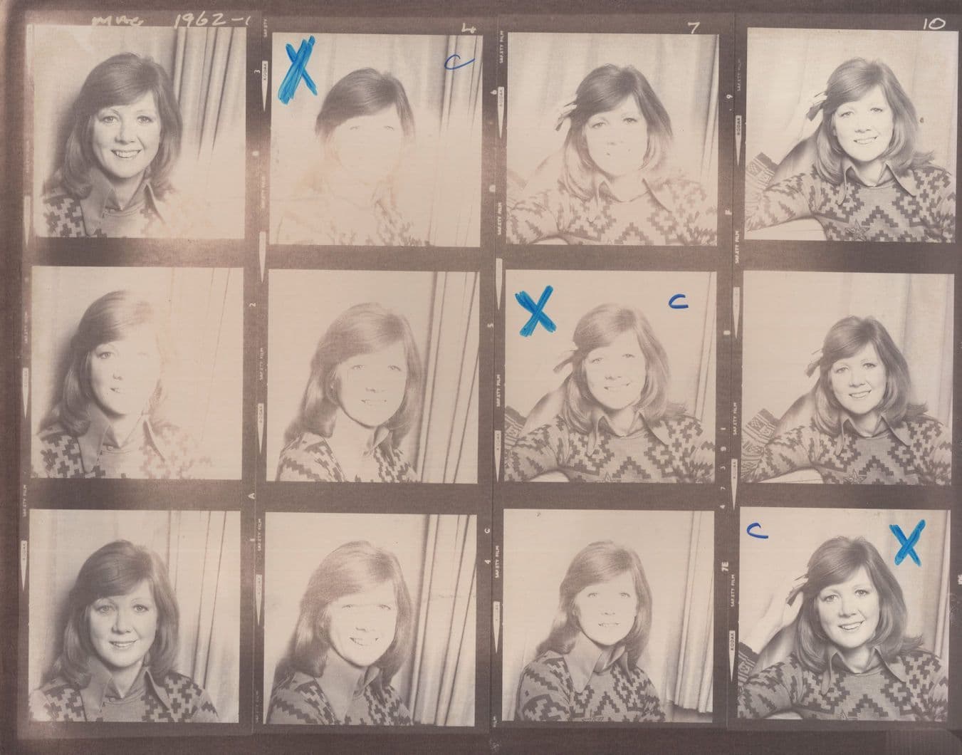 Cilla Black 1962 Camera Film Strips Shoot 10x8 Press Media Photo