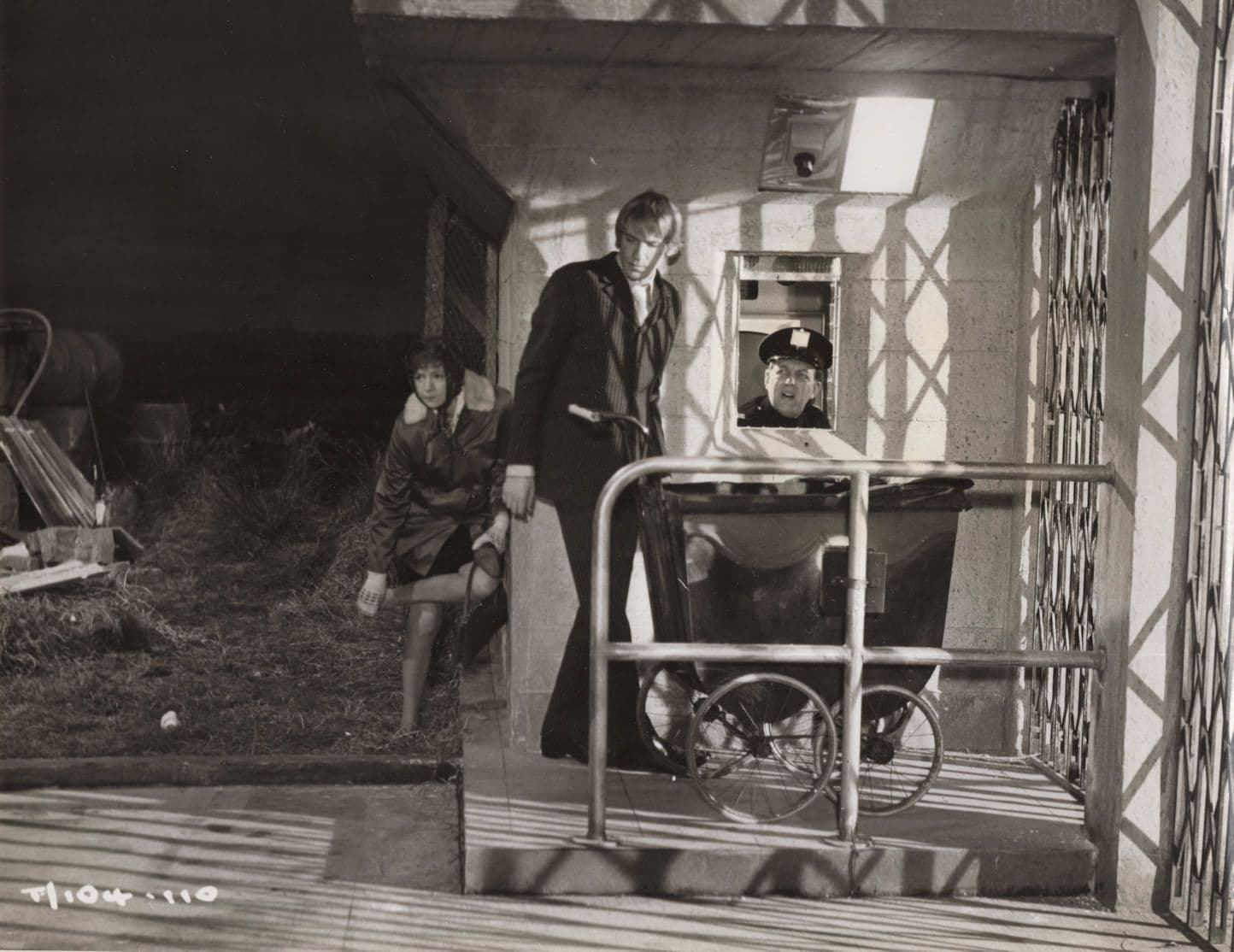 Cilla Black Smuggling Pram into Power Plant Pre Film Release 1967 Press Photo