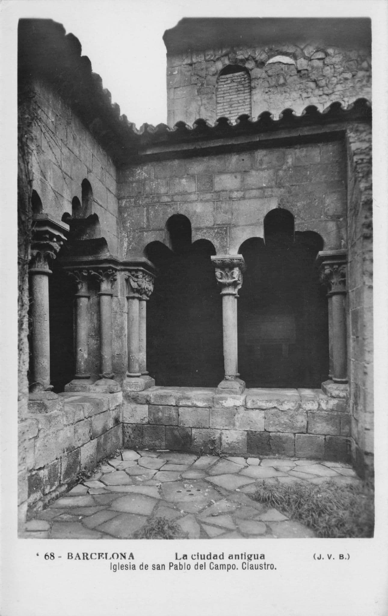Ciudad Antigua Iglesia San Pablo Del Campo Claustros Spanish Postcard