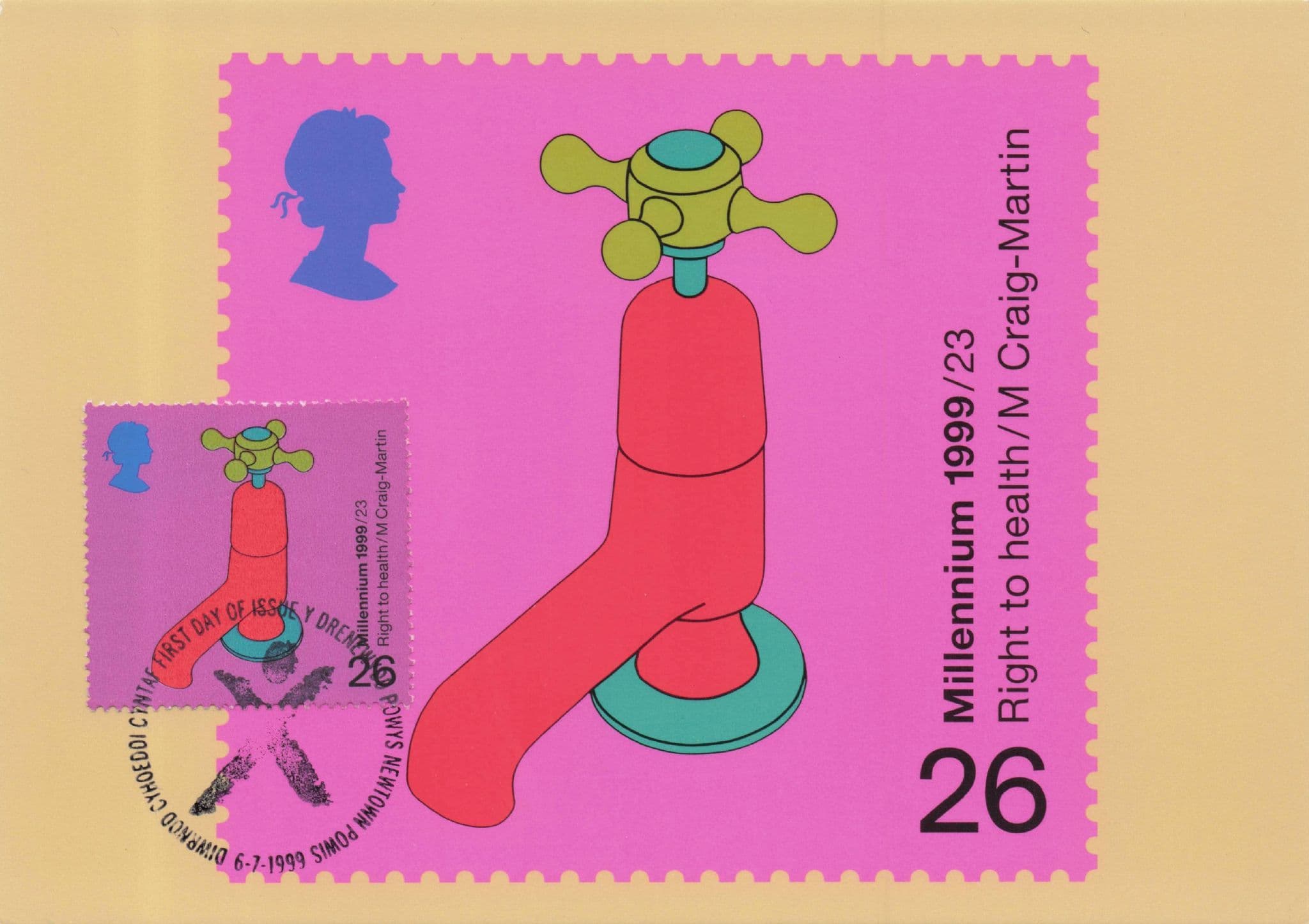 Civil Rights To Healthcare Royal Mail First Day Cover Postcard