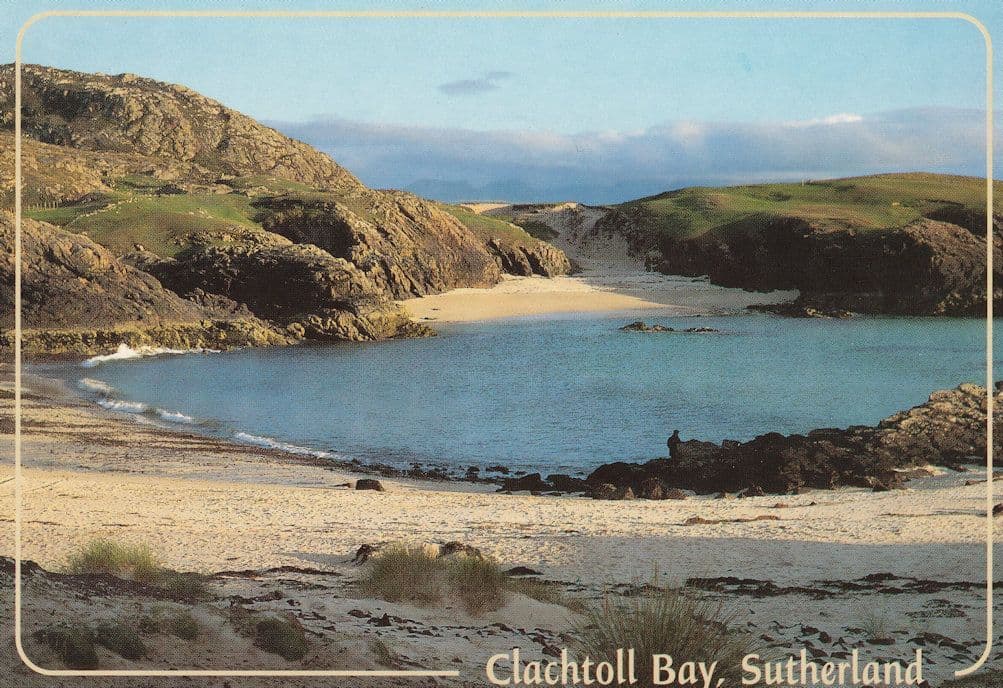 Clachtoll Bay Sutherland Postcard