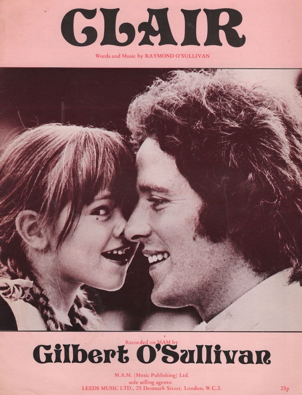 Clair Gilbert & Sullivan 1970s Sheet Music