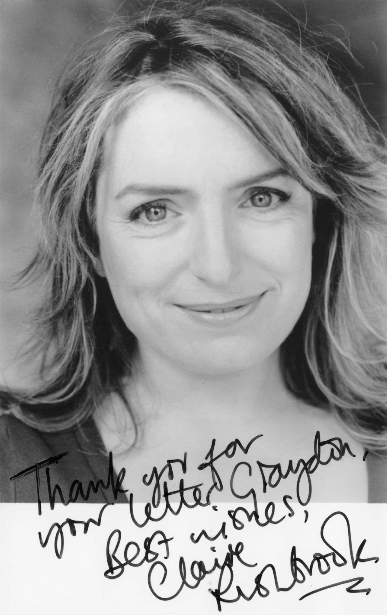 Claire Rushbrook My Mad Fat Diary Sherwood Vintage Hand Signed Photo