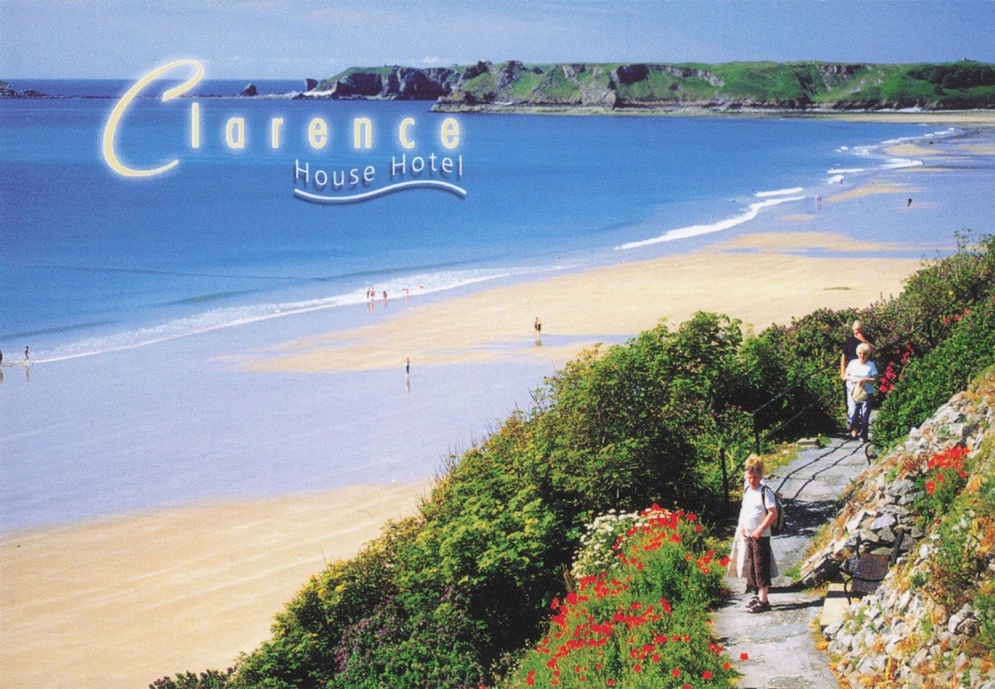 Clarence House Hotel Tenby Wales Amazing Views Photo Postcard