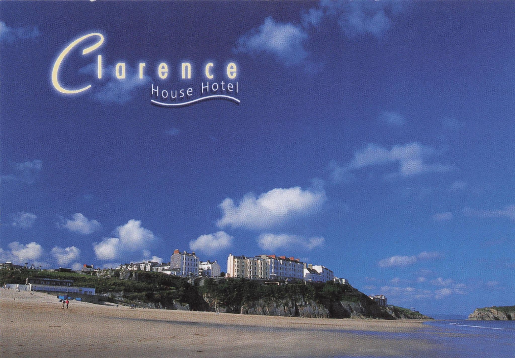Clarence House Hotel Tenby Wales Commanding Photo Postcard