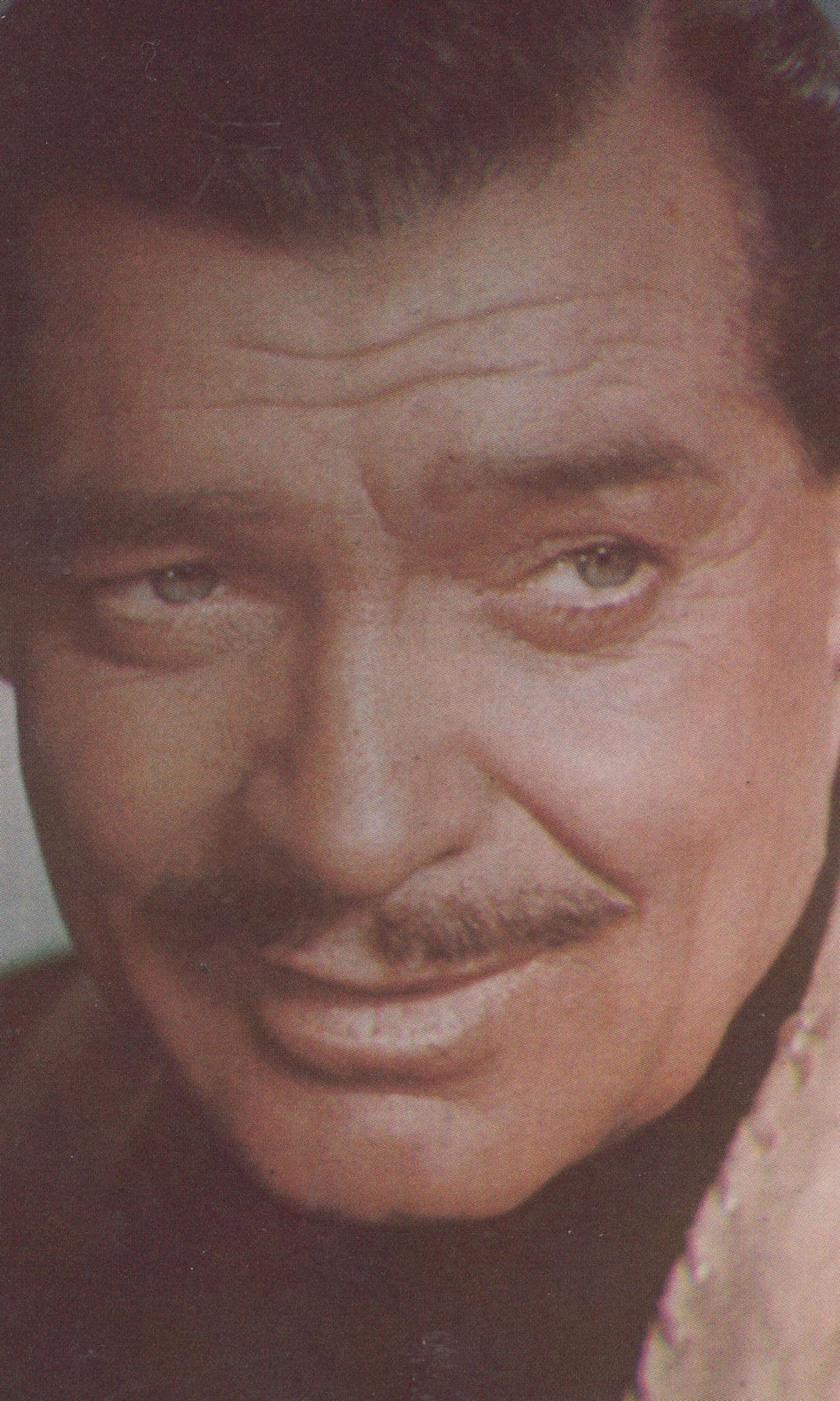 Clark Gable Film Star Rare California 1980s Postcard