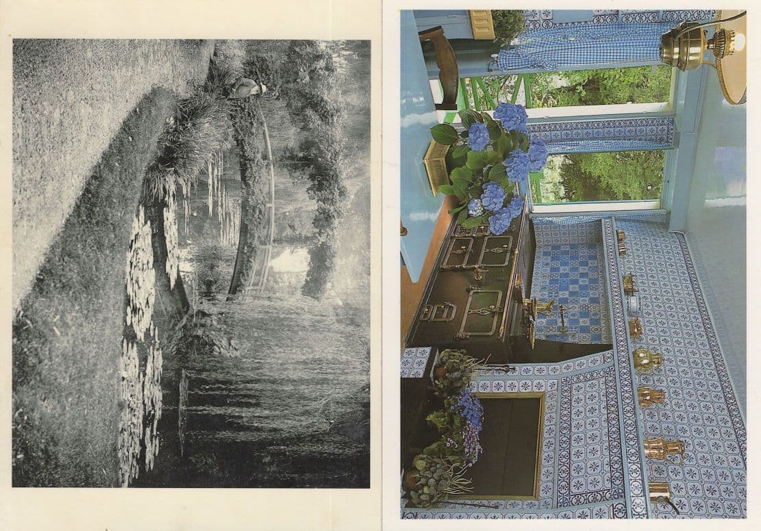 Claude Monet Foundation Giverny Cuisine 2x Postcard