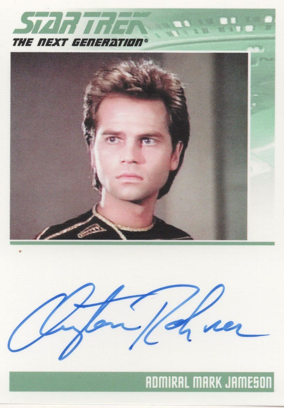 Clayton Rohner Star Trek Hand Signed Autograph Photo Card