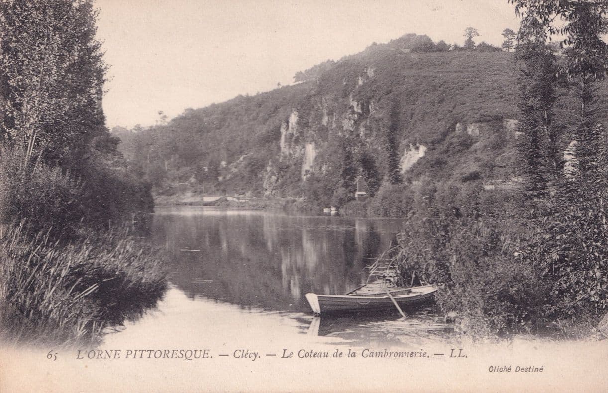 Clecy Rowing Boat Le Coteau De La Cambronnerie French Postcard