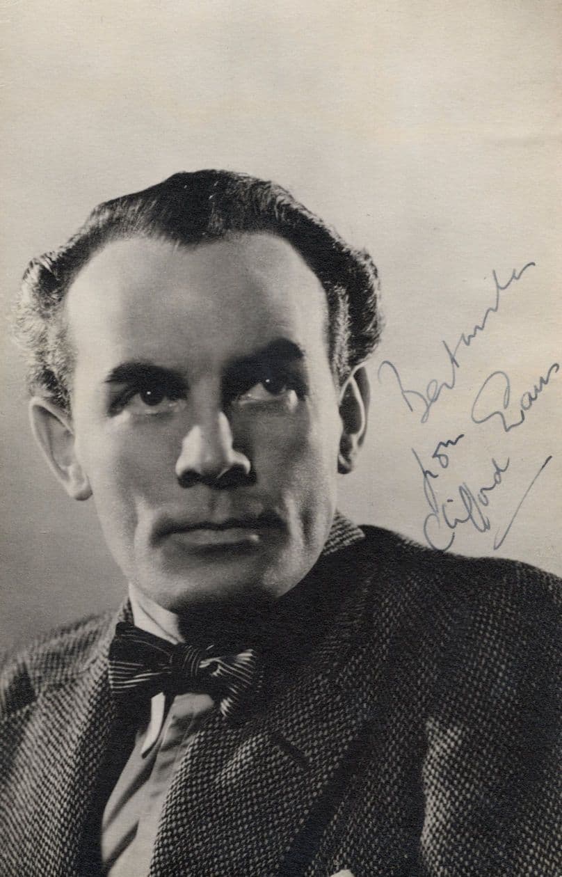 Clifford Evans The Prisoner Number 2 Antique Hand Signed Photo