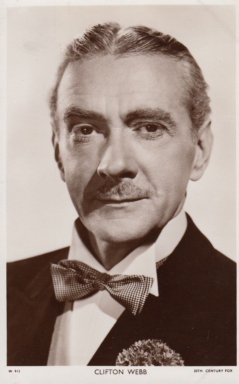 Clifton Webb Vintage Picturegoer Photo Postcard