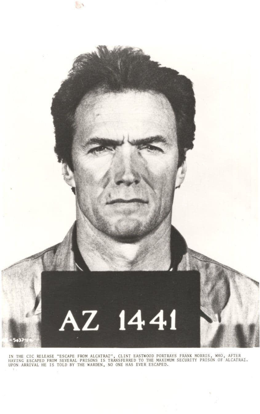 Clint Eastwood Escape From Alcatraz CIC VHS Video Launch Photo