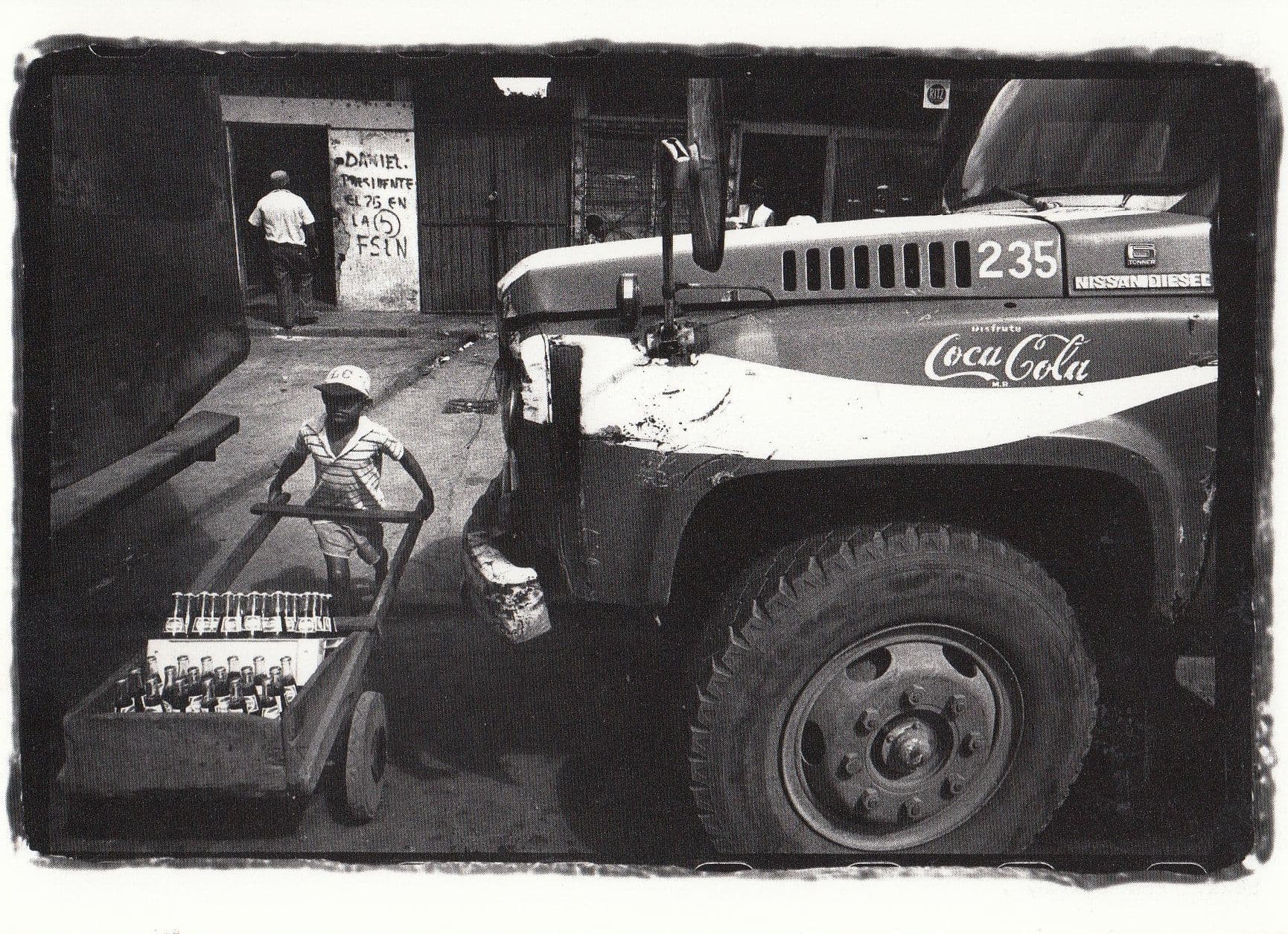Coca Cola Truck Drinks Trolley Nicaragua Photo Postcard