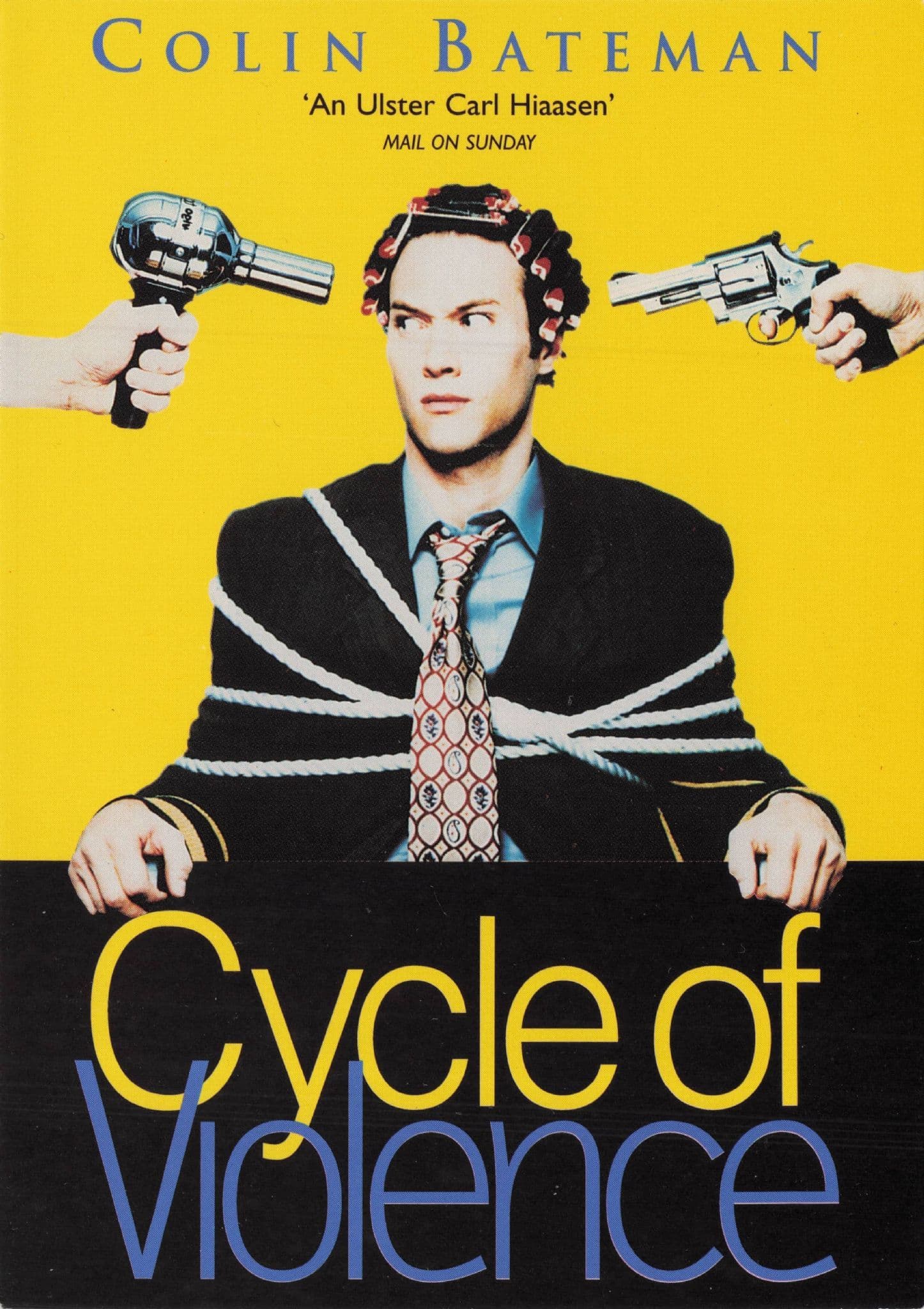 Colin Bateman Cycle Of Violence 39 Steps Book Launch Advertising Postcard