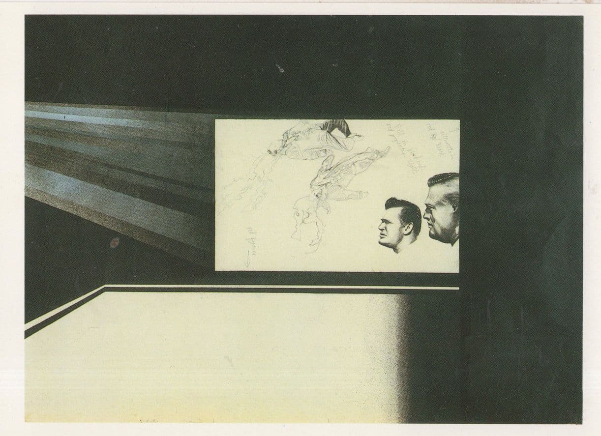 Colin Self Empty Cinema St Valentines Day Massacre Painting Postcard