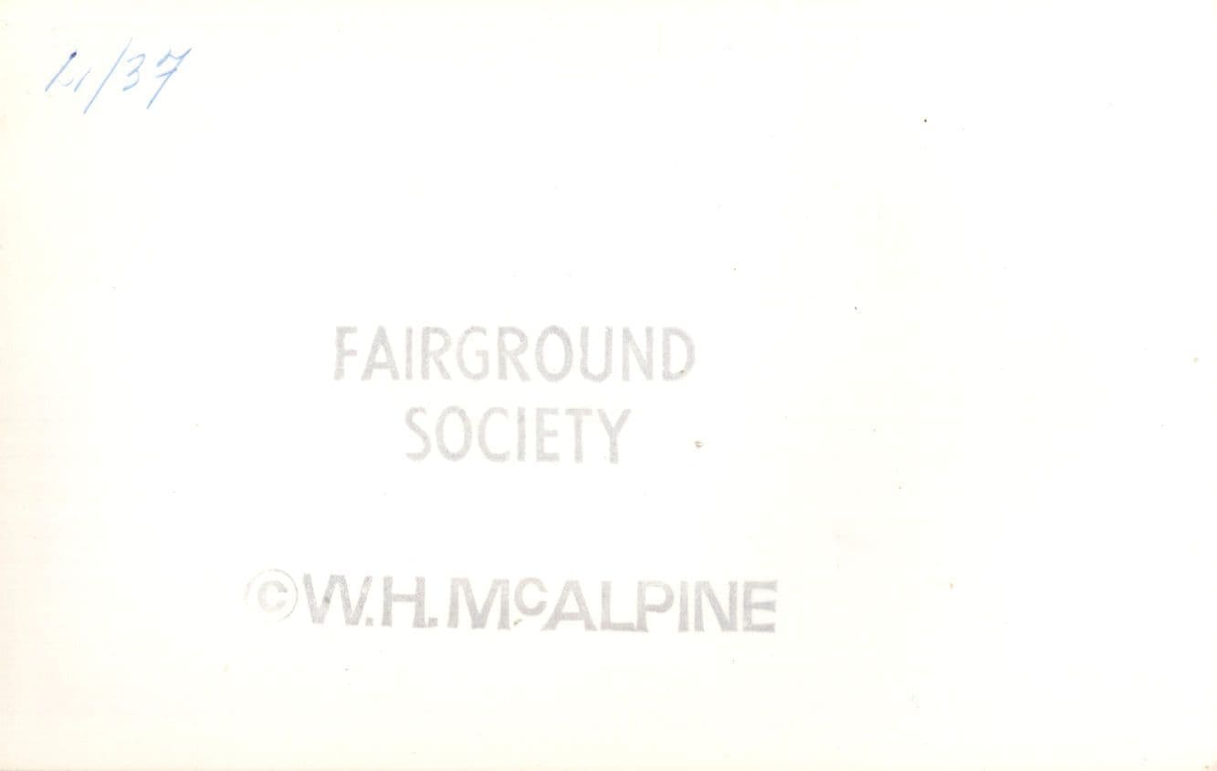 Collins Great Fair Wonderland Old Organ 1907 Fairground Society PB Postcard Photo
