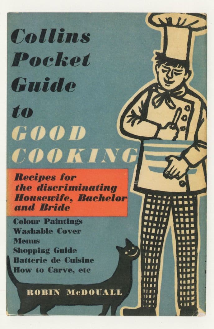 Collins Pocket Guide To Good Cooking Robin McDouall Book Postcard