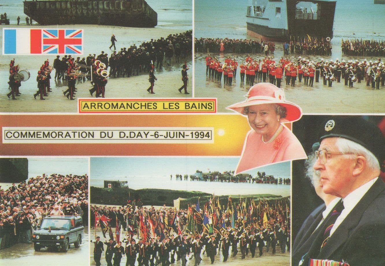 Commemoration Of D-Day WW2 1944 French Postcard