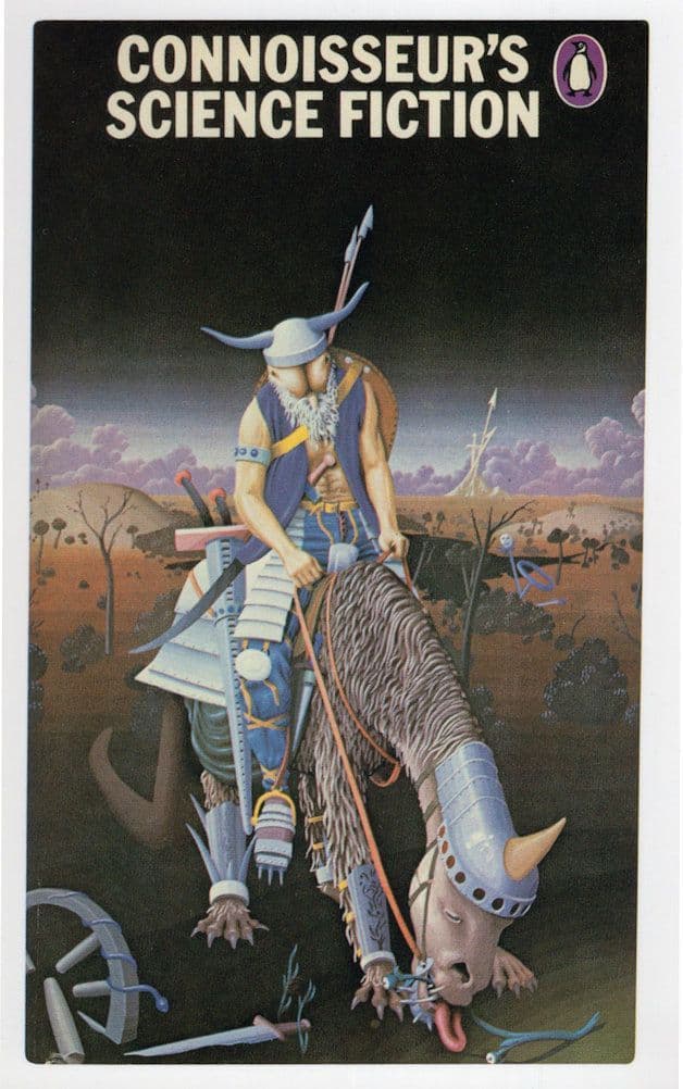 Connoisseurs Science Fiction 1976 Viking Cover Book Postcard