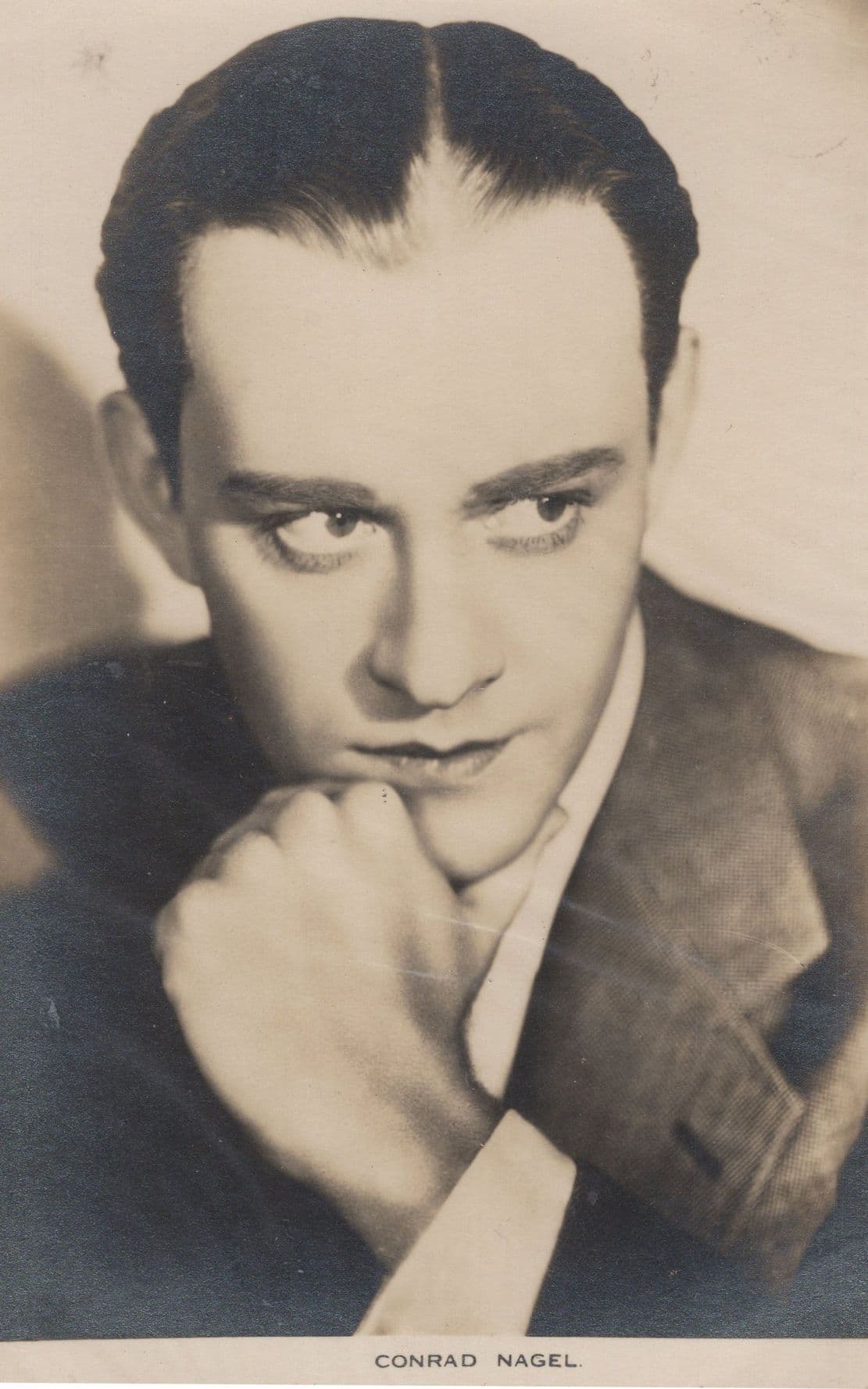 Conrad Nagel Film Star Weekly Rare Hollywood Old Postcard Sealed