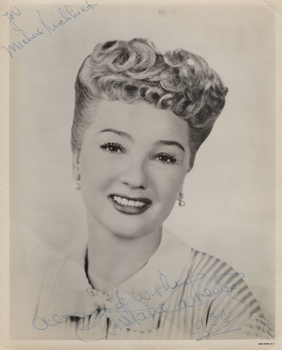Constance Carpenter The King And I WW2 Actress Hand Signed Photo