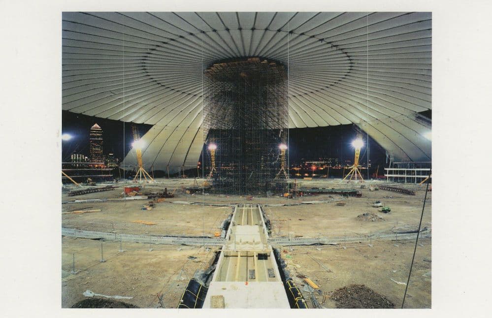 Construction Of The Millennium Dome in 1998 Award London Postcard